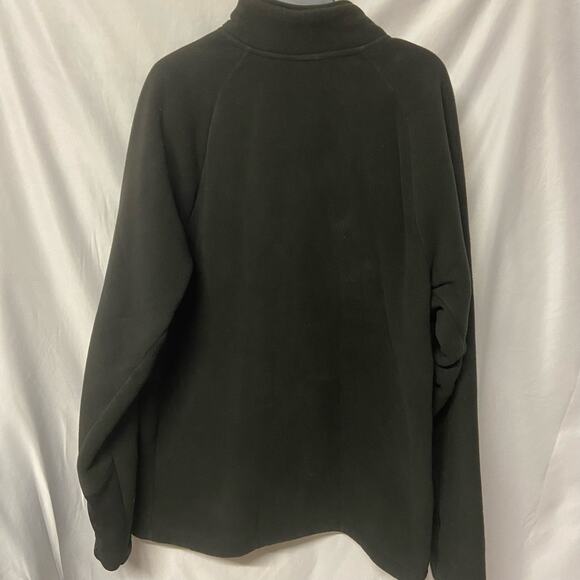 The North Face Jacket Quarter Zip Pull Over Men's Fleece Black Gray size L - Picture 2 of 6